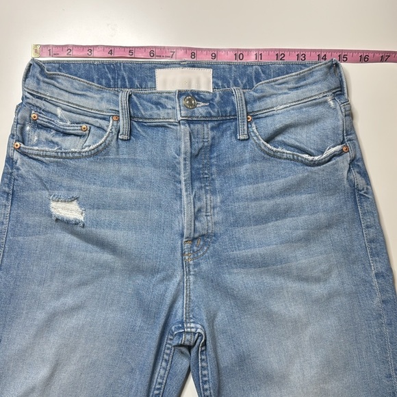 MOTHER The Tomcat Distressed Straight Leg Jeans size 29 - Picture 5 of 12